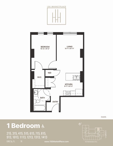 a floor plan of a bedroom apartment